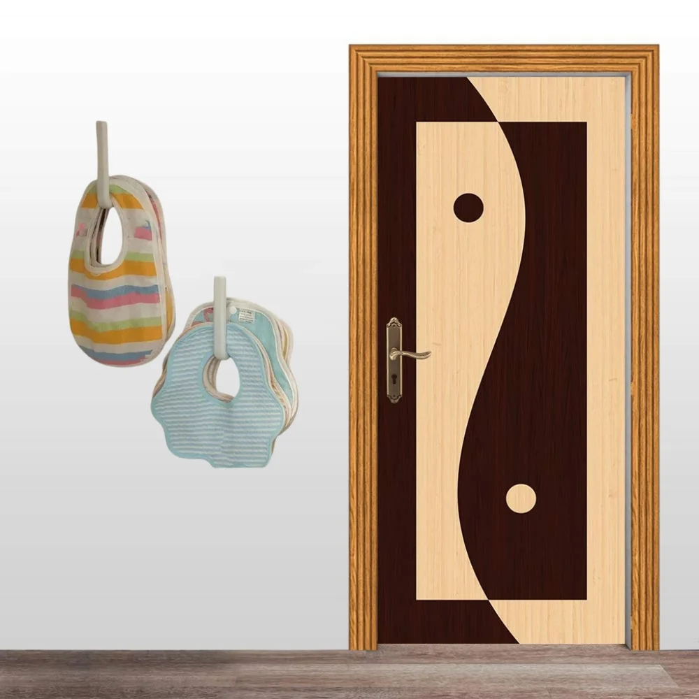 👣4/$20. Multi-Purpose Self-Adhesive Wall Hanger Hooks for Bedroom, Bath. 2 Pcs